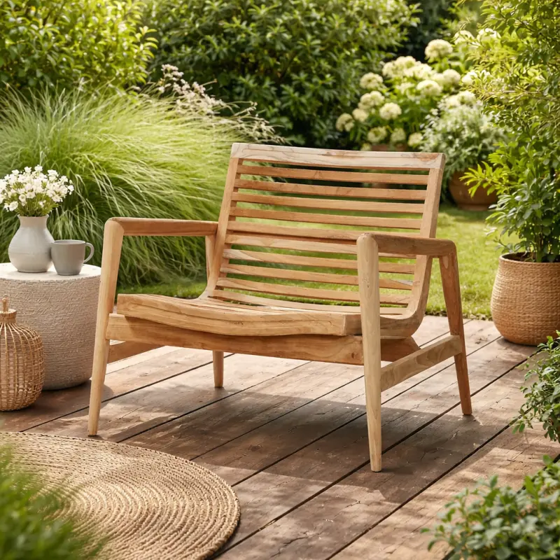 Teak Gartenstuhl Melissa