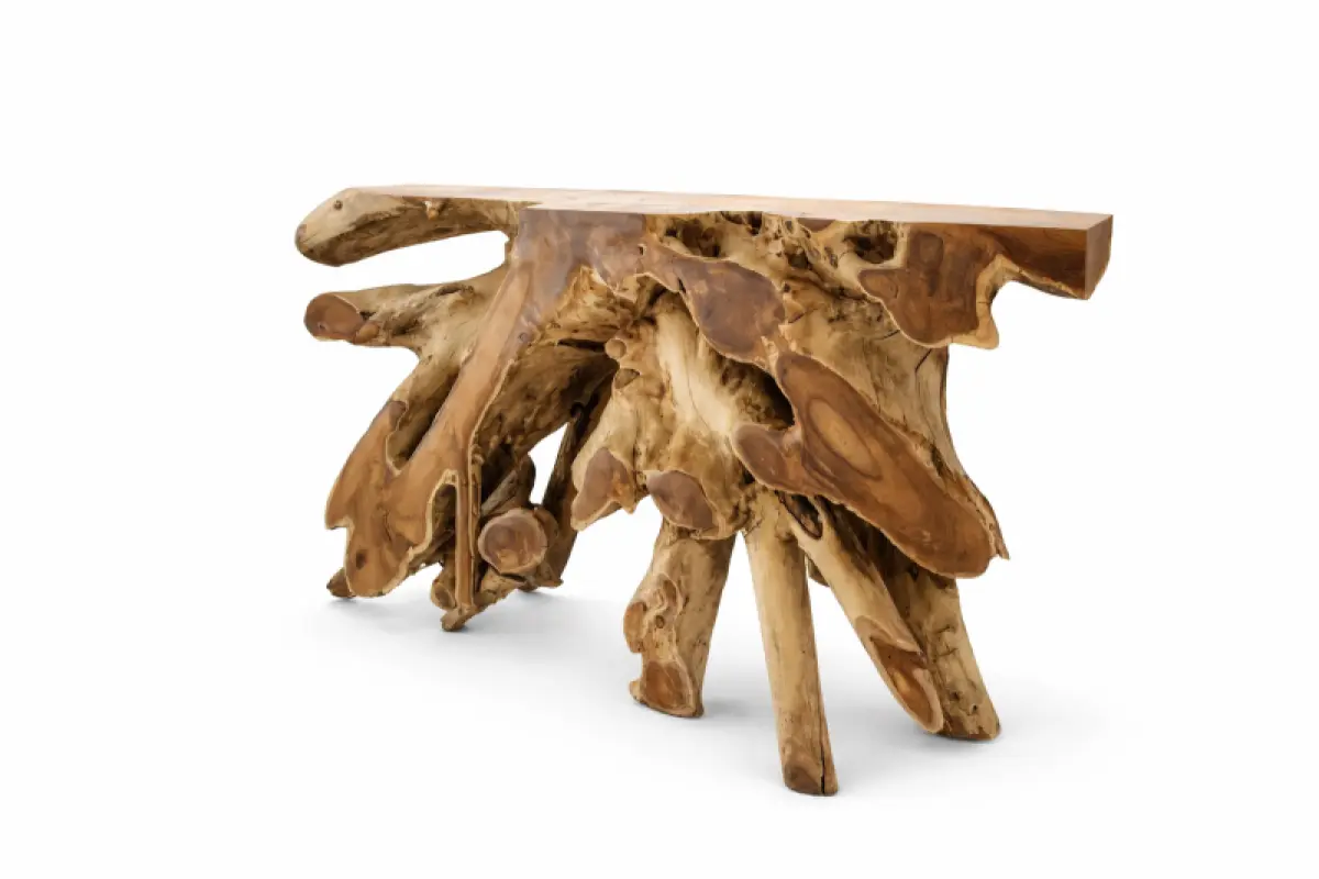 Teak Wurzel Konsolentisch Almata