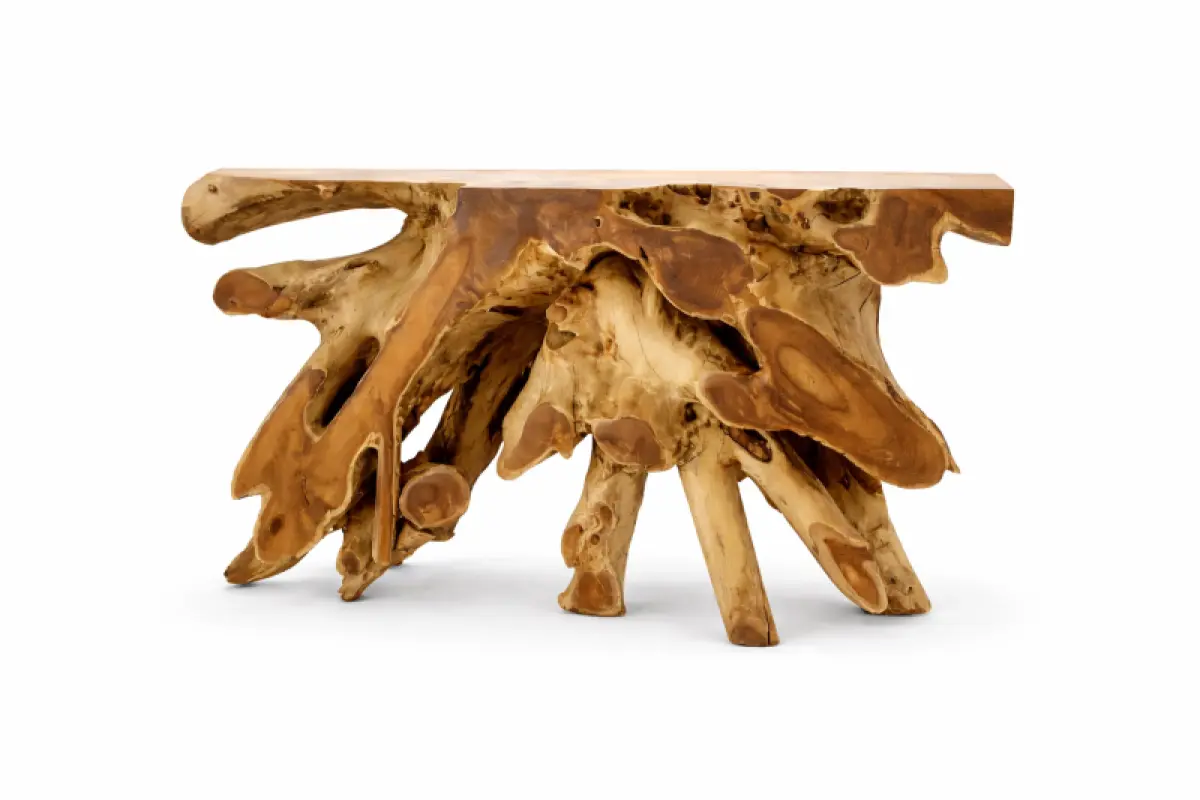 Teak Wurzel Konsolentisch Almata