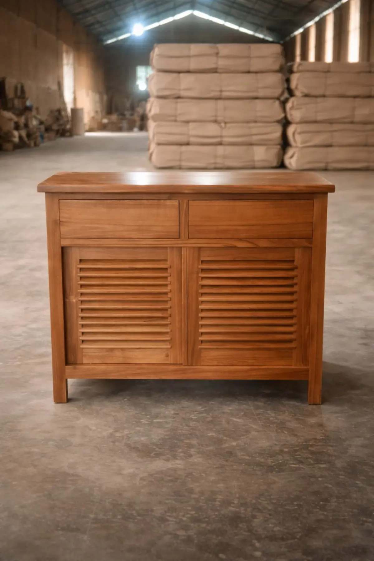 Teakholz Anrichte Temu