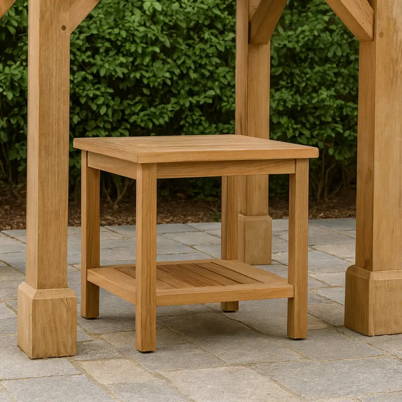 Teakholz Beistelltisch Gora Junior 