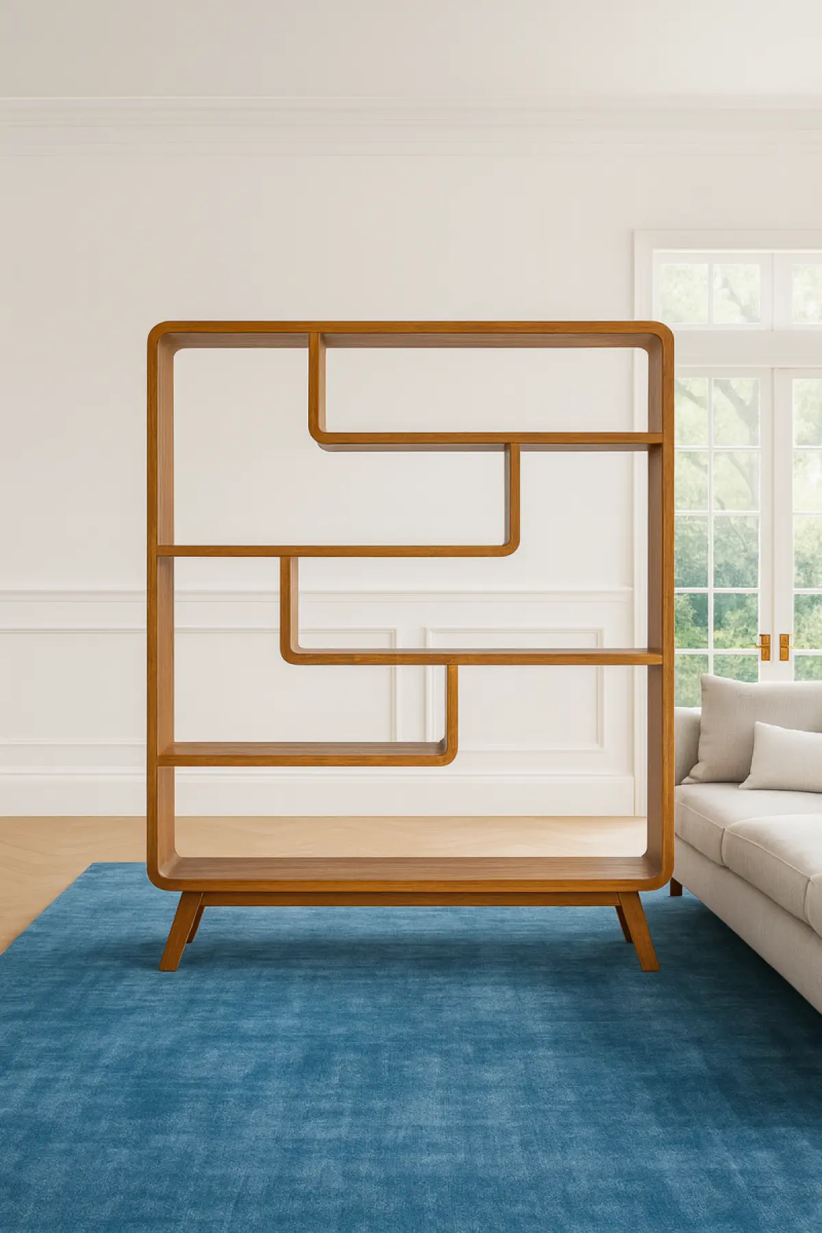 Teakholz Bücherregal Momo