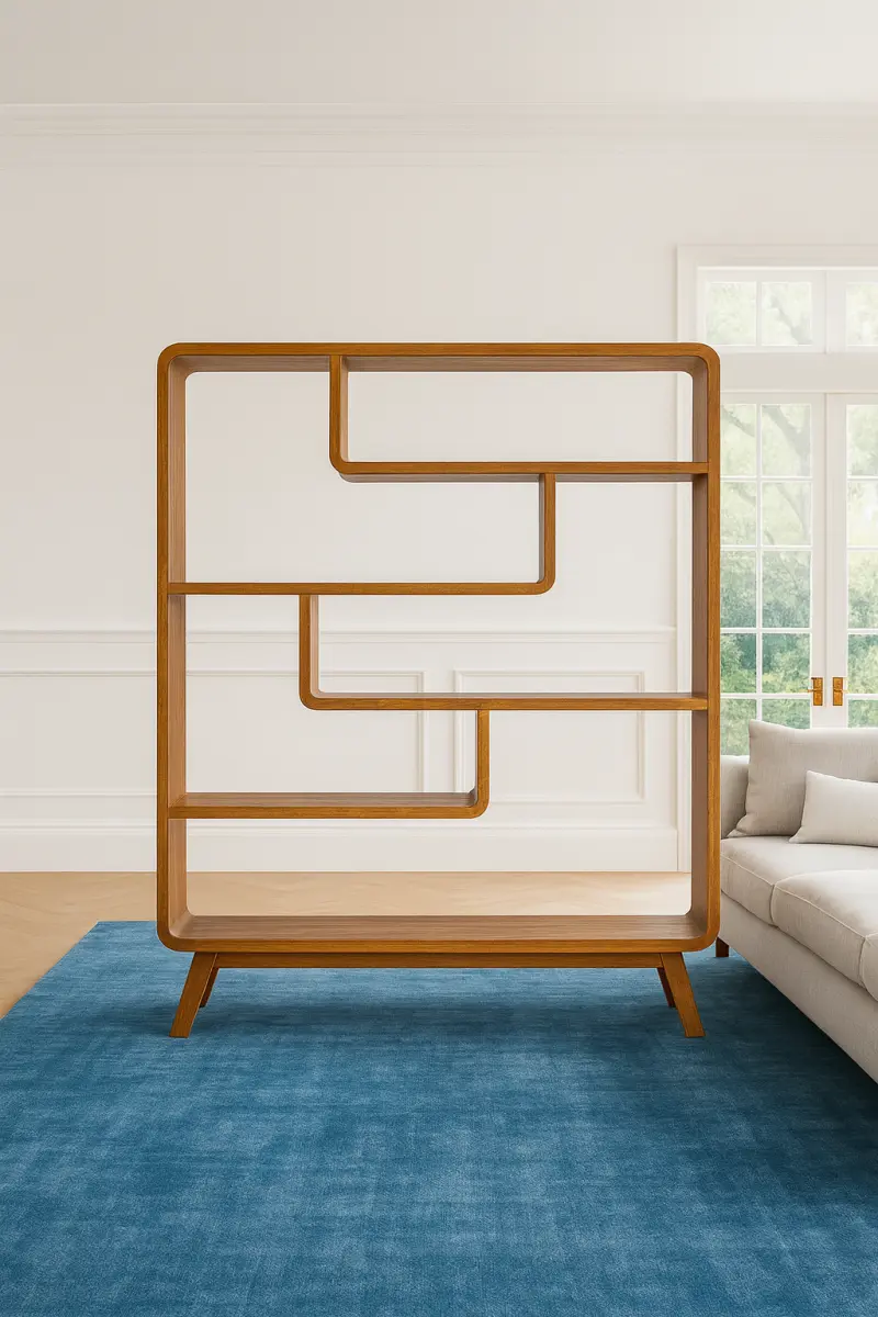 Teakholz Bücherregal Momo