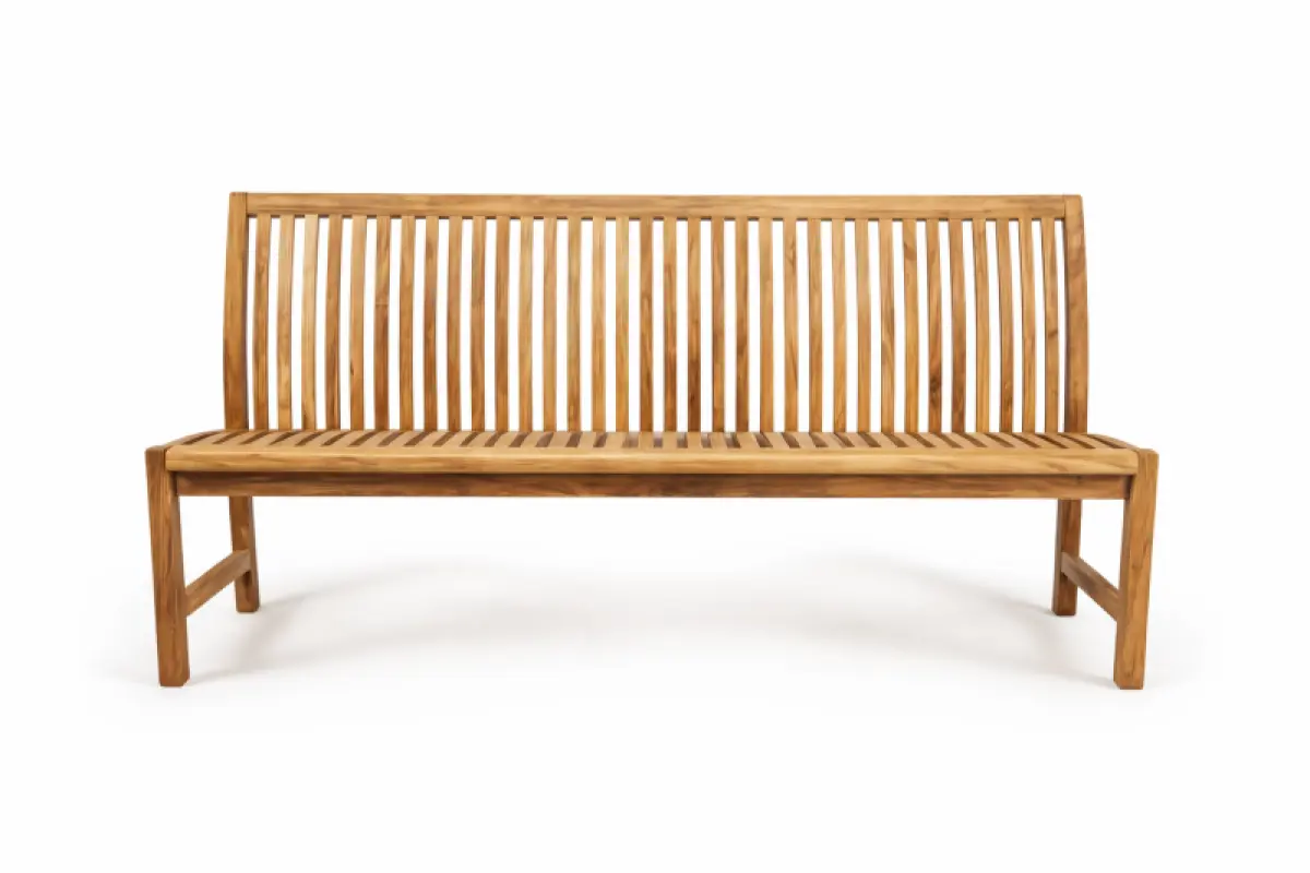 Teakholz Gartenbank Hawaii ohne Armlehnen