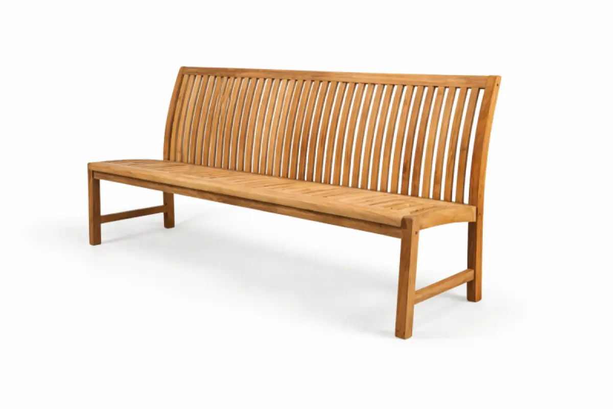 Teakholz Gartenbank Hawaii ohne Armlehnen