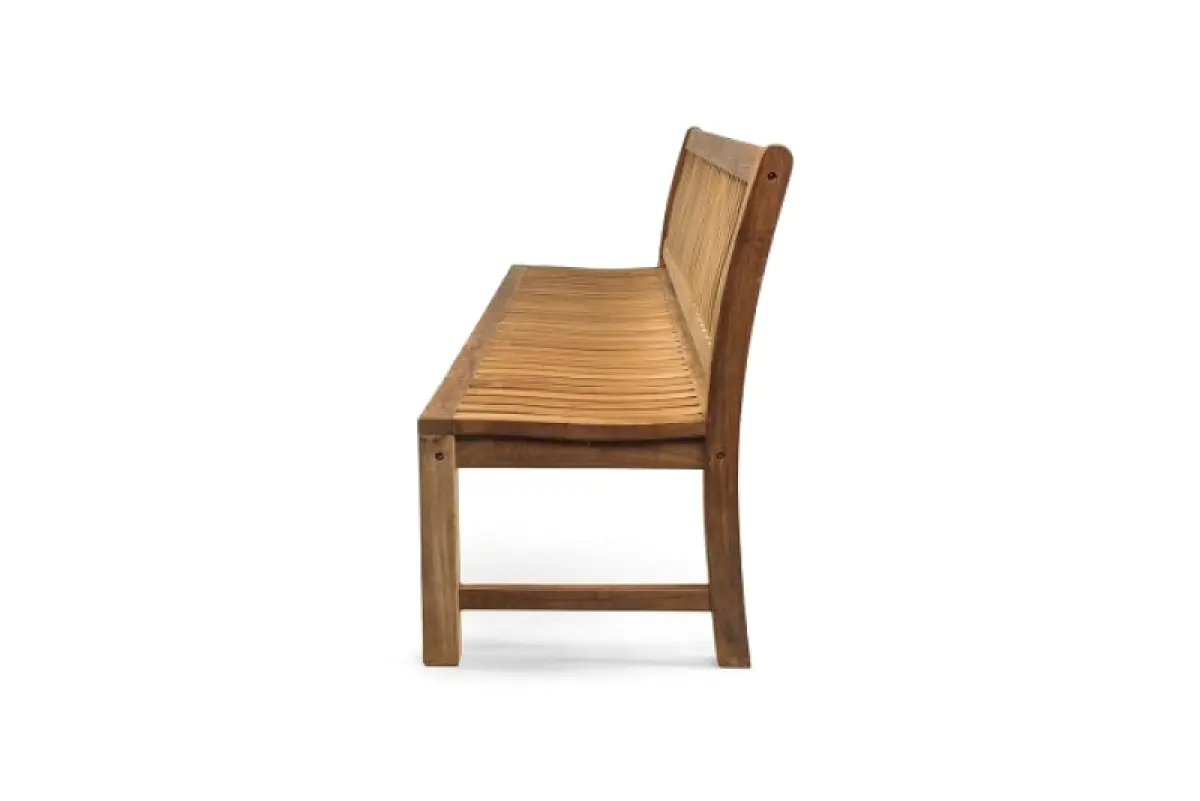 Teakholz Gartenbank Rio ohne Armlehnen