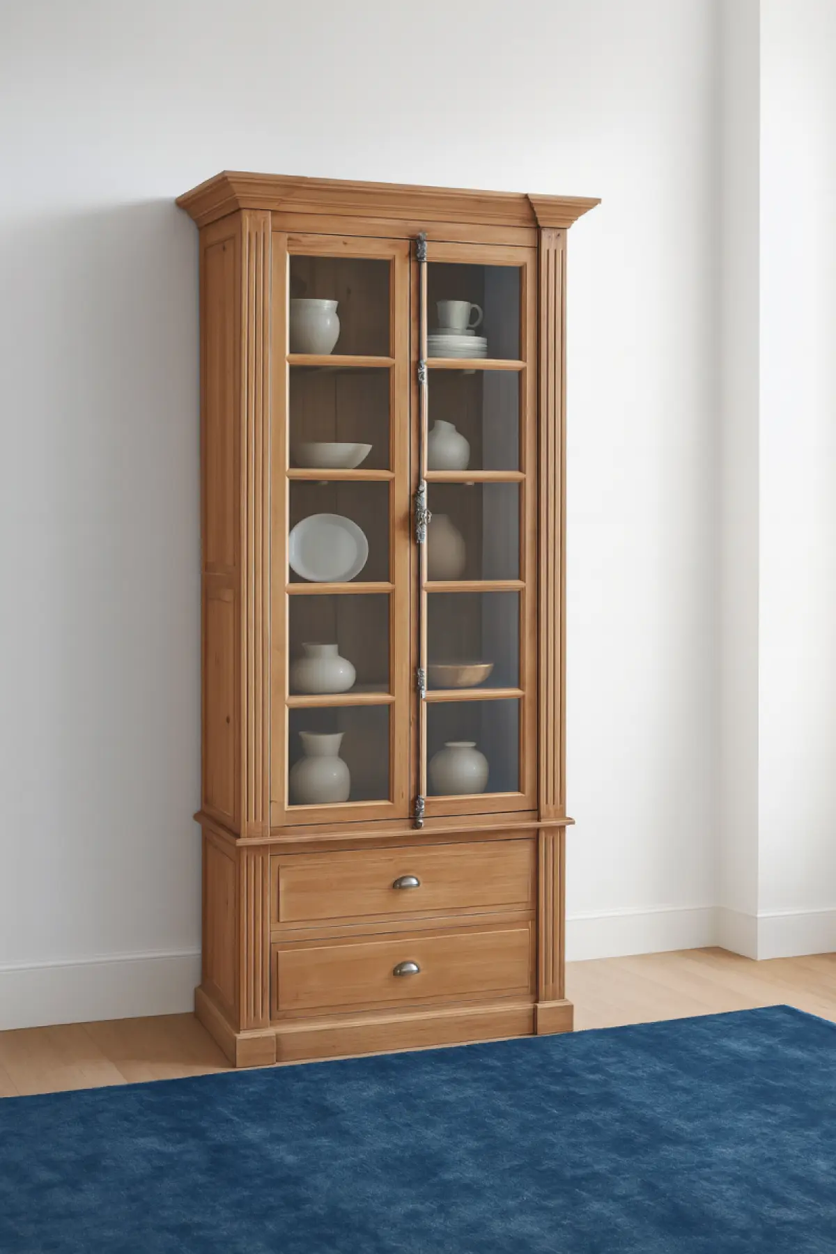 Teakholz Schrank Leoni