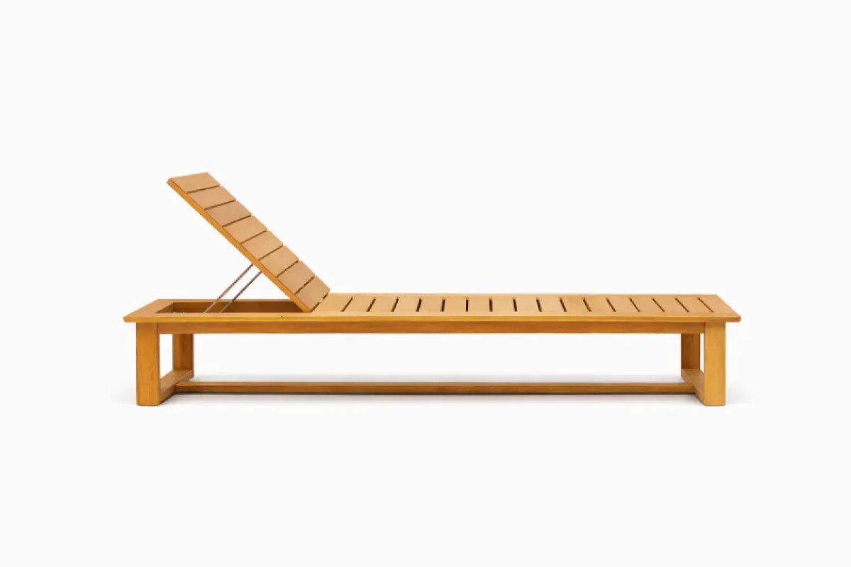 Teakholz Sonnenliege Malibu