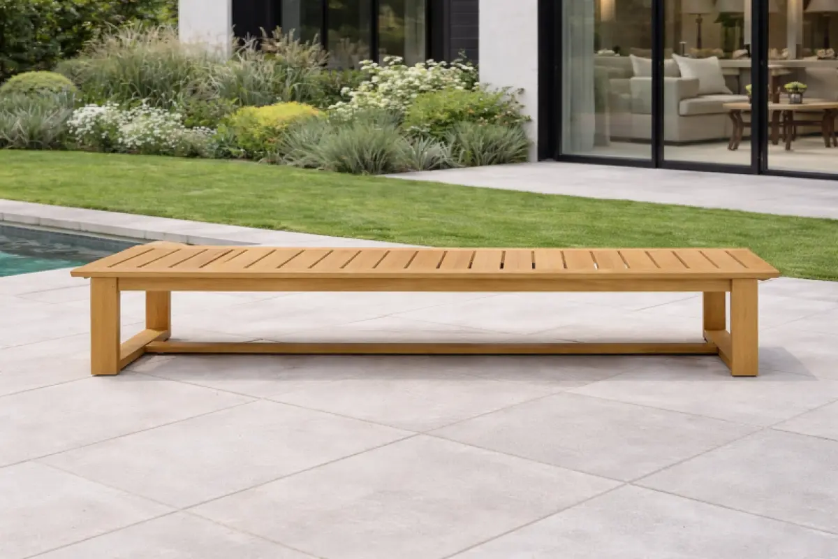 Teakholz Sonnenliege Malibu