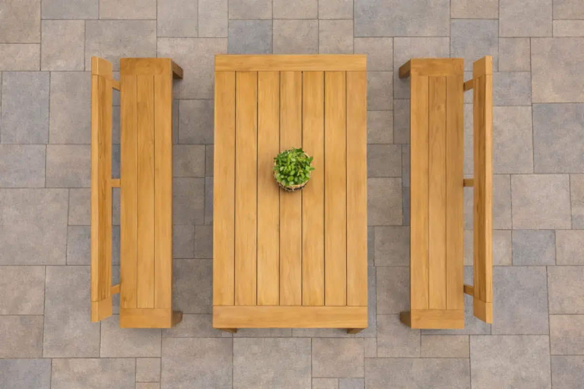 Teakholz Tisch Mamba