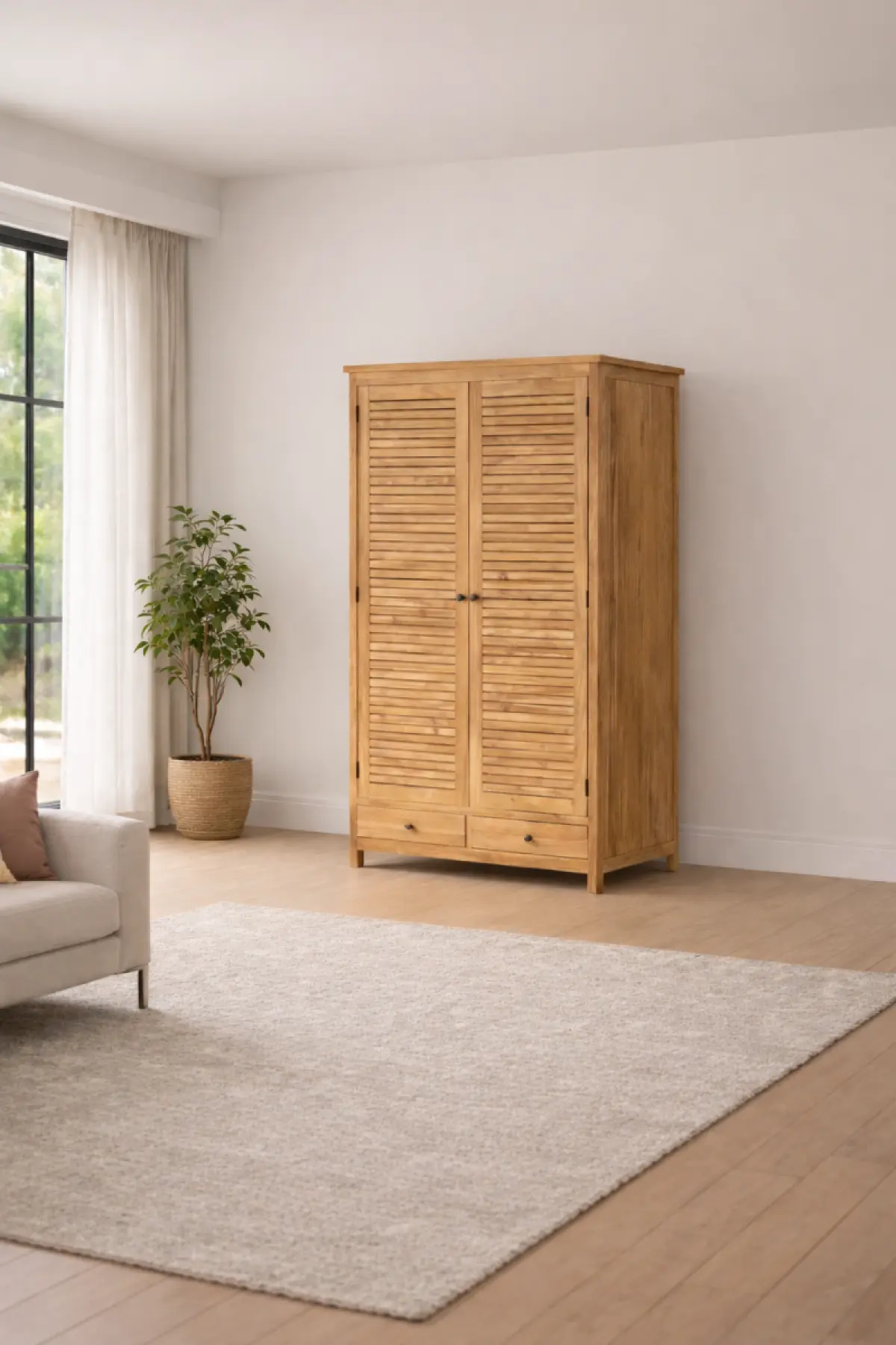 Teakholzschrank Bella